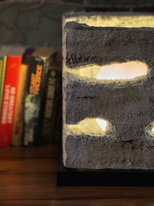 Modern Rock Cube Table Lamp