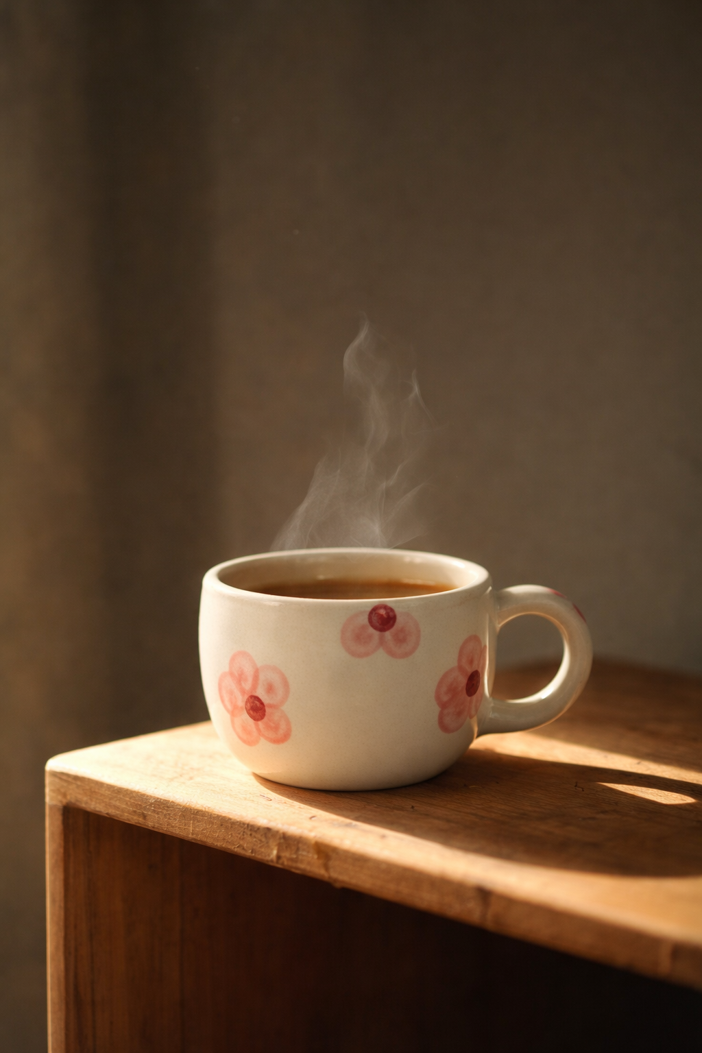 Pankhhari Pink Blossom Ceramic Coffee Mug – Aesthetic Floral Tea Cup (Microwave & Dishwasher Safe)