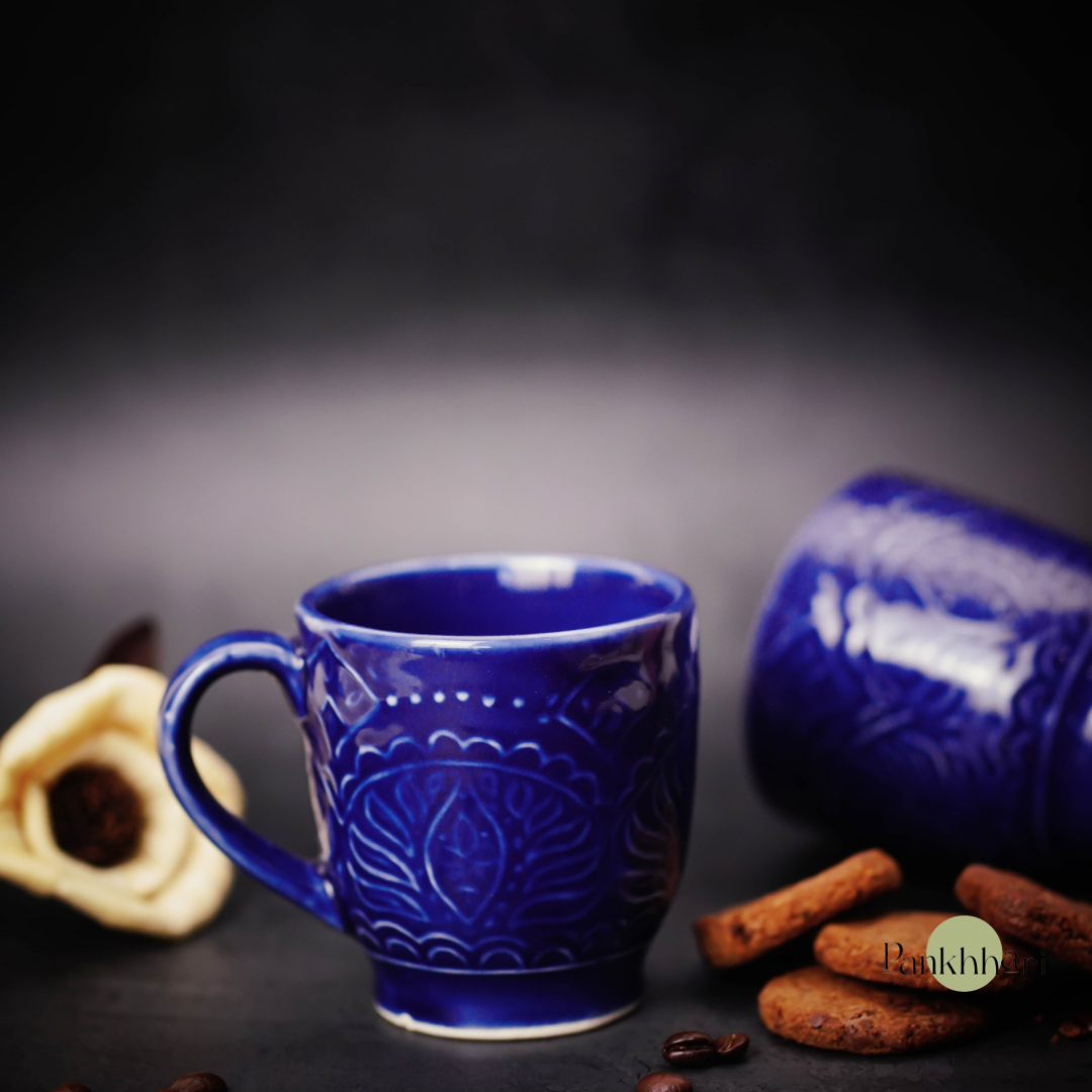 Blue/Pink Ceramic Mug (250 ml)