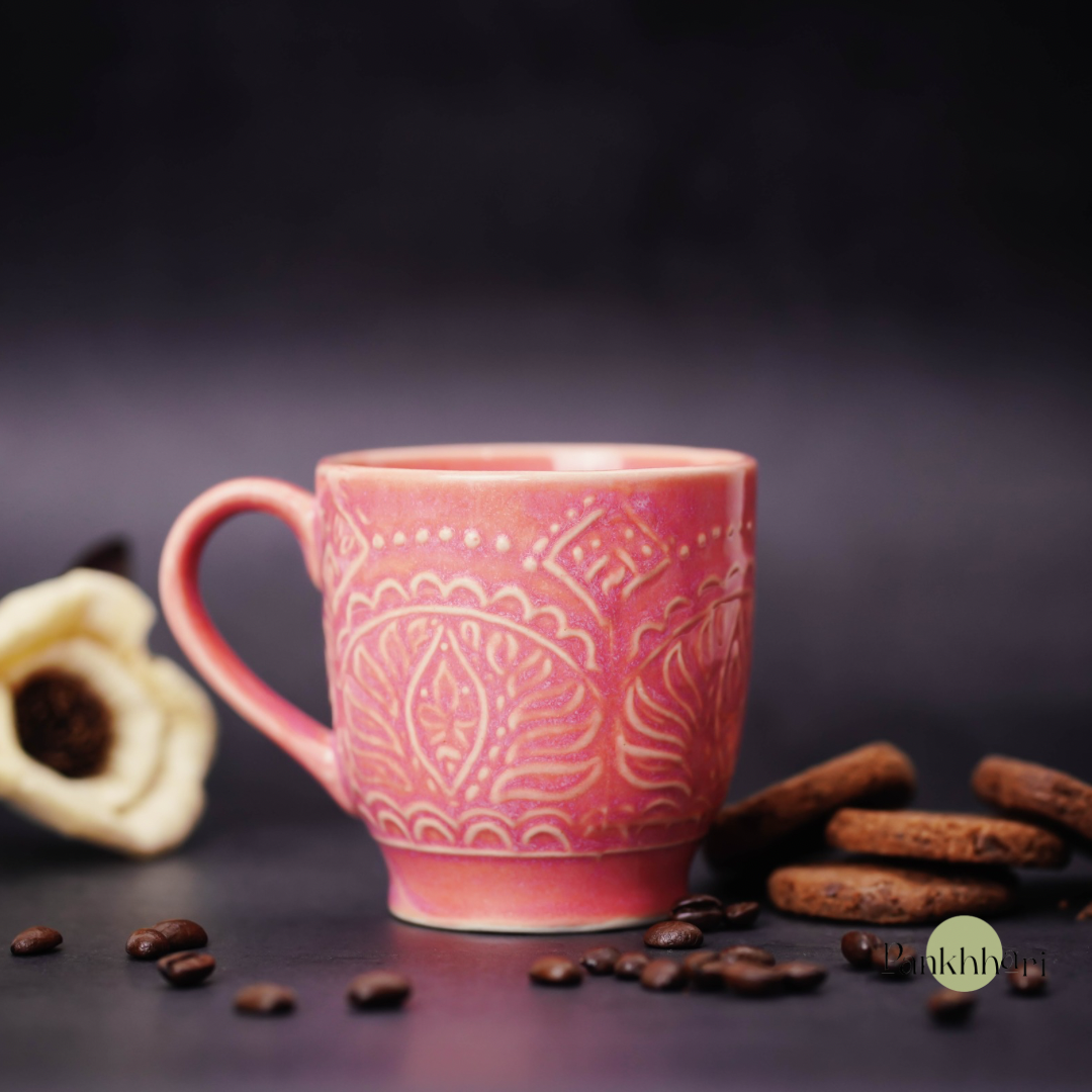 Pink Ceramic Mug (250 ml)