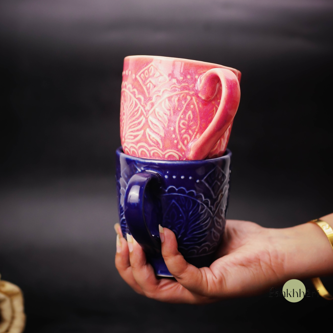 Pink Ceramic Mug (250 ml)