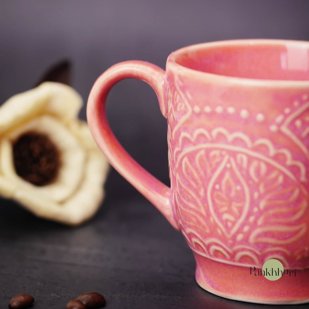 Pink Ceramic Mug (250 ml)