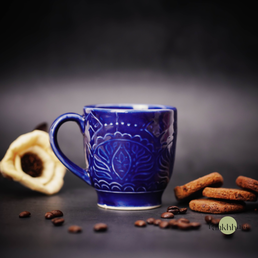 Blue/Pink Ceramic Mug (250 ml)
