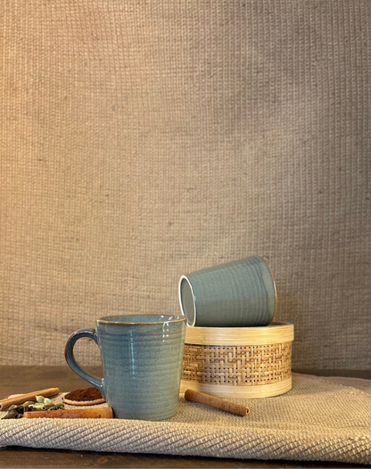 Olive Serenity Mug – Handcrafted Ceramic Green Coffee & Tea Cup