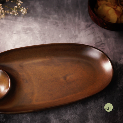 Sienna Serveware Chip & Dip Platter