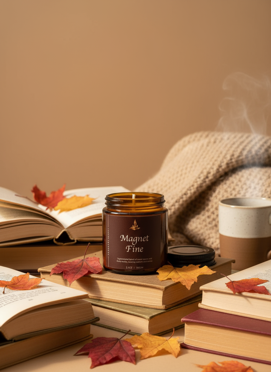 Luxury Hand-Poured Soy Wax Candle | 4 Signature Fragrances by Pankhhari