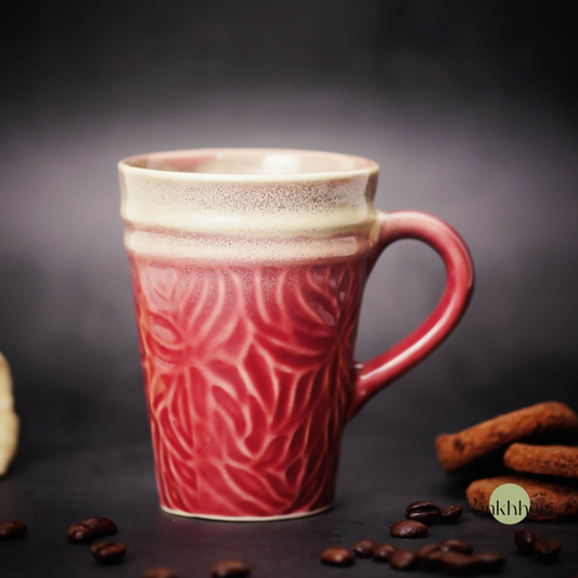 Embossed Pottery Tall Mug (250 ml)