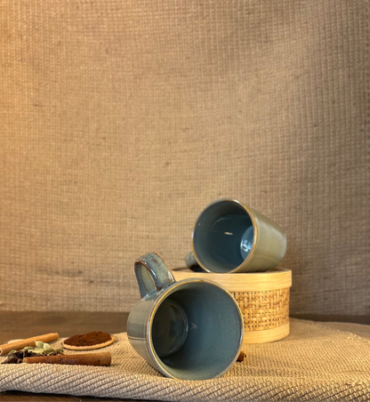 Olive Serenity Mug – Handcrafted Ceramic Green Coffee & Tea Cup