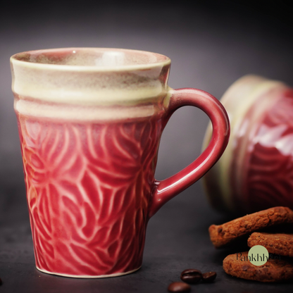 Embossed Pottery Tall Mug (250 ml)