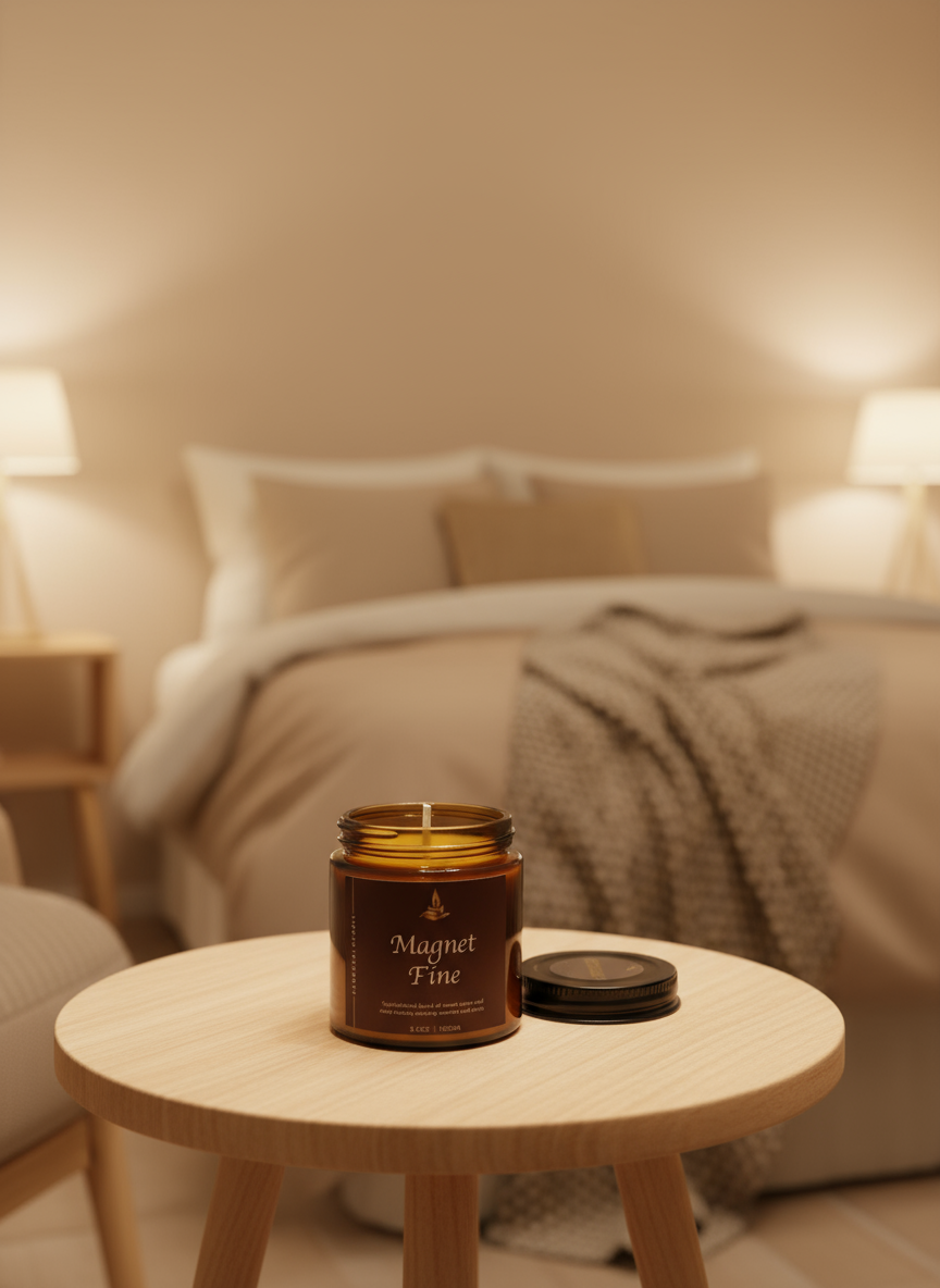 Luxury Hand-Poured Soy Wax Candle | 4 Signature Fragrances by Pankhhari