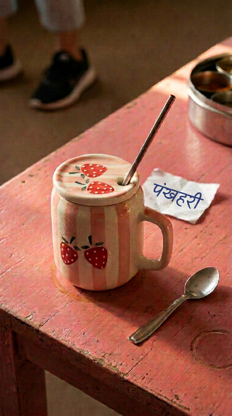 Strawberry Sipper Ceramic Mug Duo