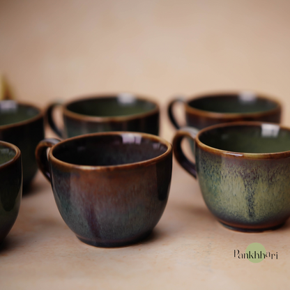 Aurora Glaze Ceramic Cups (150 ml)