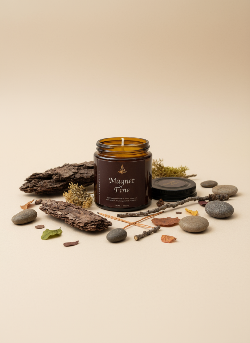 Luxury Hand-Poured Soy Wax Candle | 4 Signature Fragrances by Pankhhari