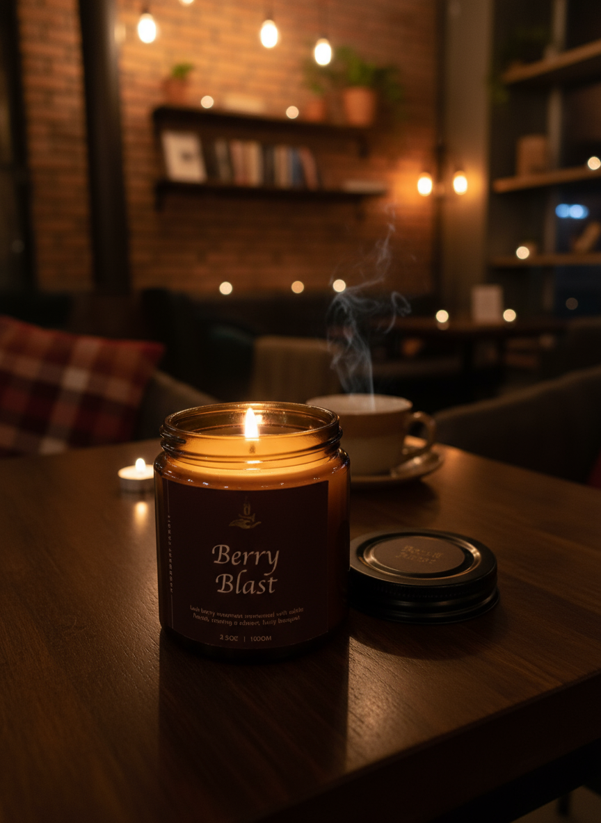 Luxury Hand-Poured Soy Wax Candle | 4 Signature Fragrances by Pankhhari