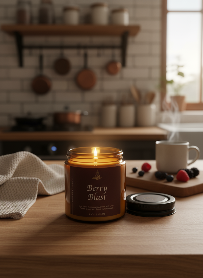 Luxury Hand-Poured Soy Wax Candle | 4 Signature Fragrances by Pankhhari