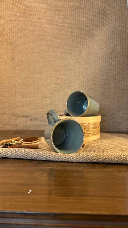 Olive Serenity Mug – Handcrafted Ceramic Green Coffee & Tea Cup