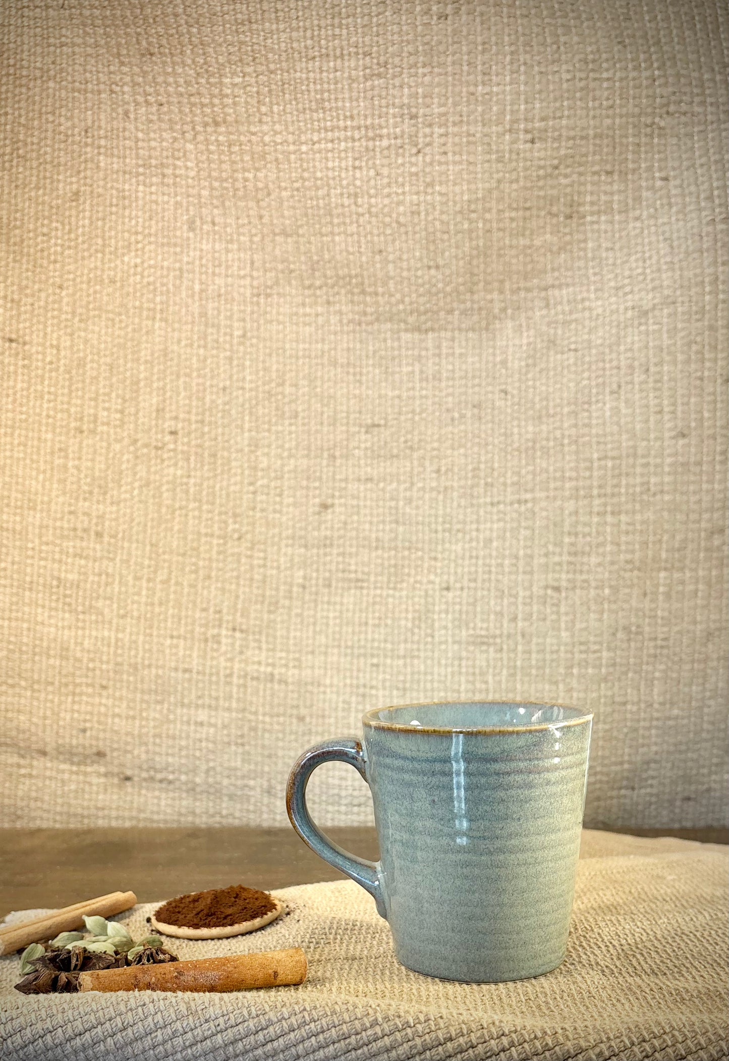 Olive Serenity Mug – Handcrafted Ceramic Green Coffee & Tea Cup